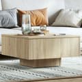 Miniatyrbillede 10 af 10: vidaXL sofabord 60x60x31,5 cm spånplade sonoma-eg
