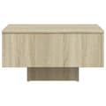 Miniatyrbillede 1 af 10: vidaXL sofabord 60x60x31,5 cm spånplade sonoma-eg