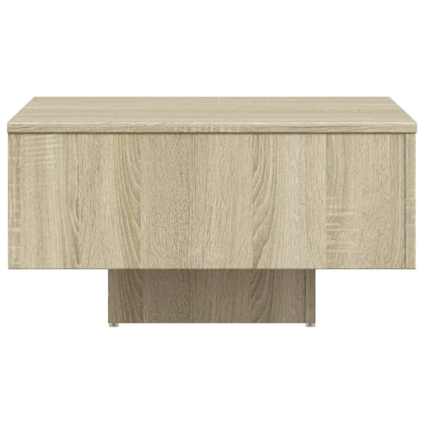 vidaXL sofabord 60x60x31,5 cm spånplade sonoma-eg