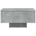 Miniatyrbilde 4 av 9: vidaXL Salongbord betonggrå 60x60x31,5 cm konstruert tre