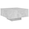Miniatyrbilde 1 av 9: vidaXL Salongbord betonggrå 60x60x31,5 cm konstruert tre