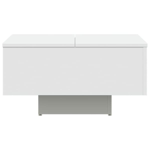vidaXL Salongbord hvit 60x60x31,5 cm konstruert tre