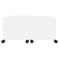 Miniatyrbilde 6 av 8: vidaXL Salongbord hvit 75x75x38 cm sponplate