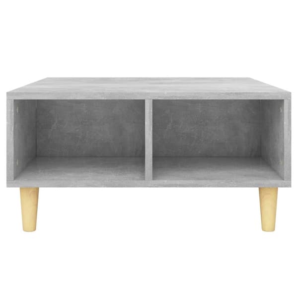 vidaXL sofabord 60x60x30 cm konstrueret træ betongrå