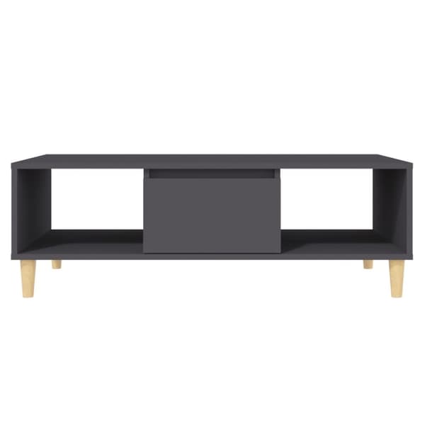 vidaXL Soffbord grå 103,5x60x35 cm spånskiva