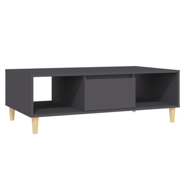 vidaXL Soffbord grå 103,5x60x35 cm spånskiva