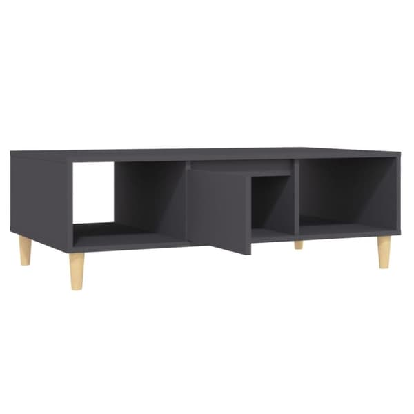 vidaXL sofabord 103,5x60x35 cm spånplade grå