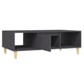Miniatyrbillede 7 af 9: vidaXL sofabord 103,5x60x35 cm spånplade grå