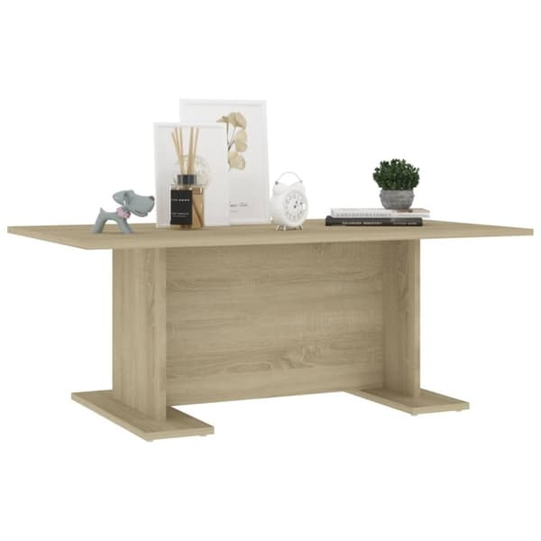 vidaXL sofabord 103,5x60x40 cm spånplade sonoma-eg