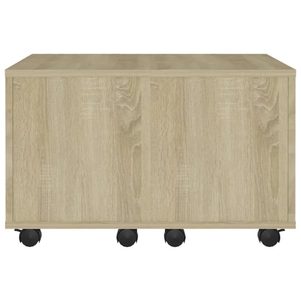 vidaXL Salongbord sonoma eik 60x60x38 cm sponplate