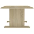 Miniatyrbilde 5 av 6: vidaXL Salongbord sonoma eik 103,5x60x40 cm sponplate