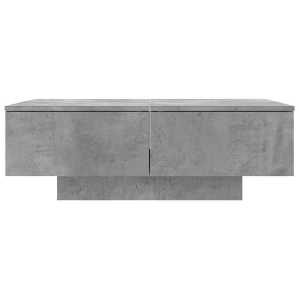 vidaXL Soffbord betonggrå 90x60x31 cm konstruerat trä