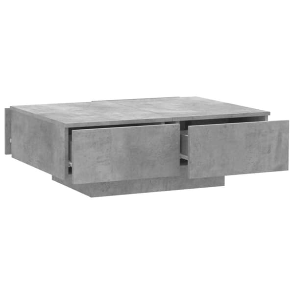 vidaXL Soffbord betonggrå 90x60x31 cm konstruerat trä