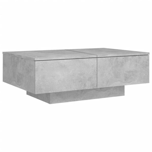 vidaXL Soffbord betonggrå 90x60x31 cm konstruerat trä
