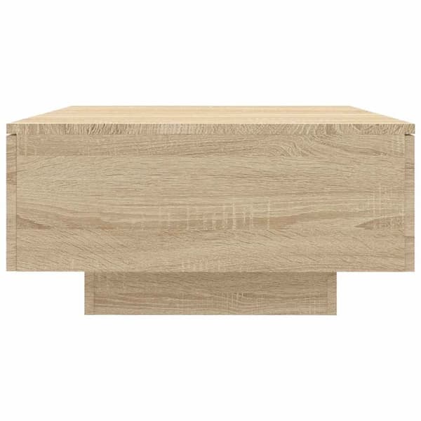 vidaXL Soffbord sonoma-ek 90x60x31 cm konstruerat trä