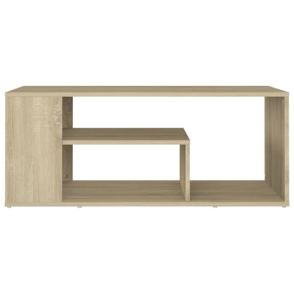 vidaXL Soffbord sonoma-ek 100x50x40 cm spånskiva