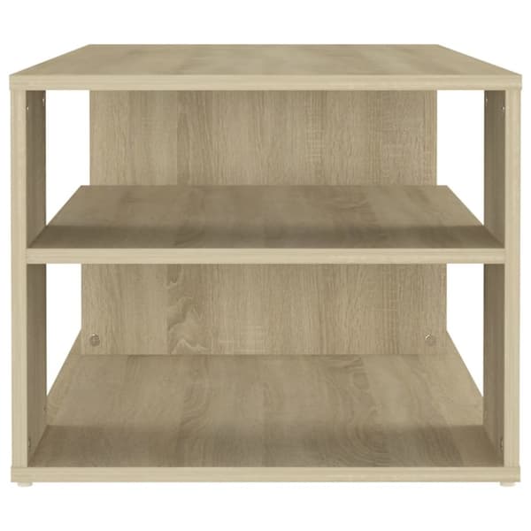 vidaXL Soffbord sonoma-ek 100x50x40 cm spånskiva
