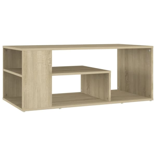 vidaXL Soffbord sonoma-ek 100x50x40 cm spånskiva