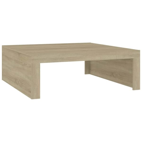 vidaXL Sohvapöytä Sonoma-tammi 100x100x35 cm tekninen puu