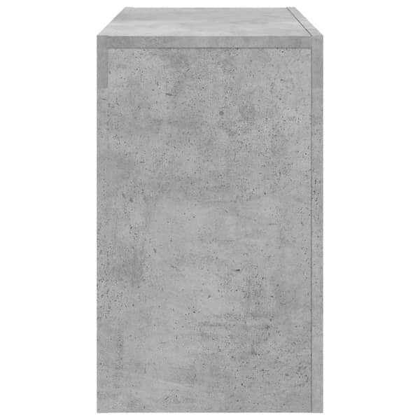 vidaXL Satsbord 3 st betonggrå konstruerat trä