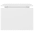Miniatyrbillede 5 af 7: vidaXL sofabord 68x50x38 cm spånplade hvid