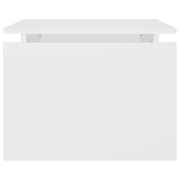 vidaXL sofabord 68x50x38 cm spånplade hvid