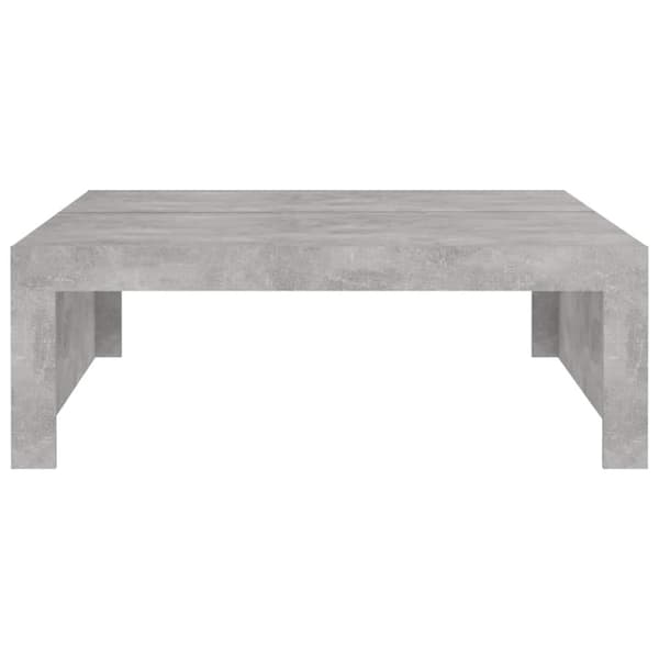 vidaXL Salongbord betonggrå 100x100x35 cm konstruert tre