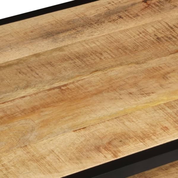 vidaXL Soffbord 90x45x35 cm massivt grovt mangoträ