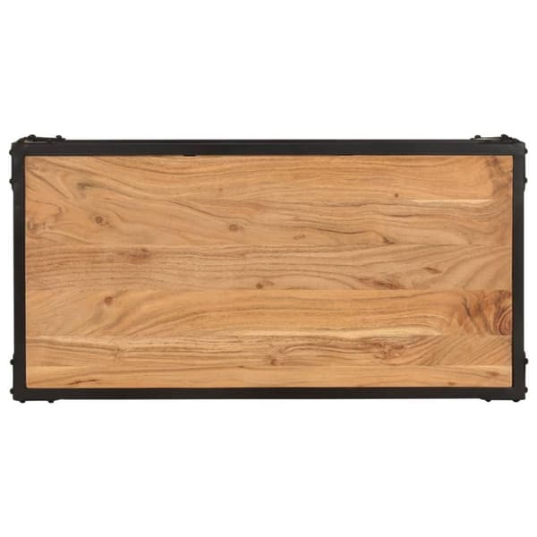 vidaXL sofabord 90x45x35 cm massivt akacietræ