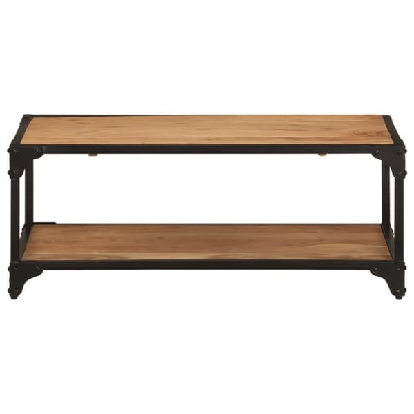 vidaXL sofabord 90x45x35 cm massivt akacietræ