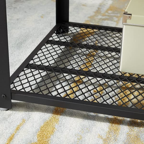 Soffbord - Industriell stil vintage brun 106,2 x 60,2 x 45 cm