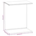 Miniatyrbilde 5 av 6: vidaXL Sidebord svart 55x35x66 cm konstruert tre