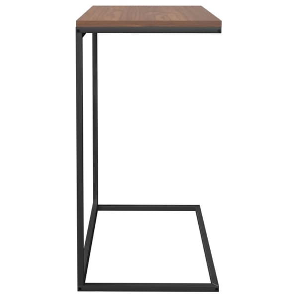 vidaXL sidebord 55x35x66 cm konstrueret træ sort