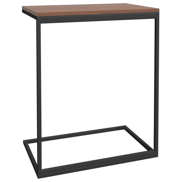 vidaXL sidebord 55x35x66 cm konstrueret træ sort