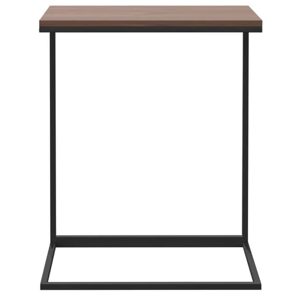 vidaXL sidebord 55x35x66 cm konstrueret træ sort