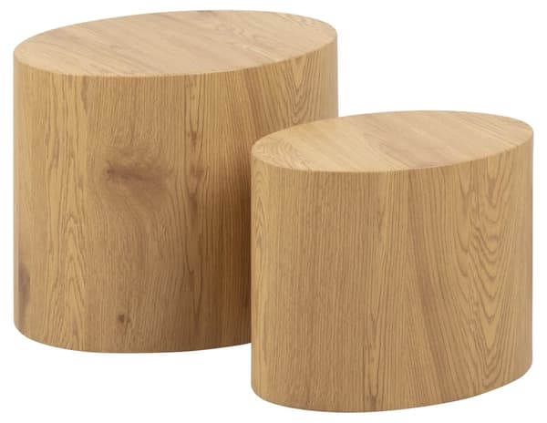 Mica soffbord set om 2, ek.