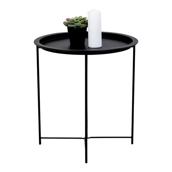 Baro sofabord hjørnebord sort.