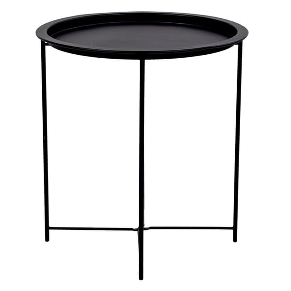 Baro sofabord hjørnebord sort.