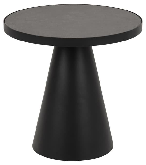 Sun sofabord Ø45 cm sort.