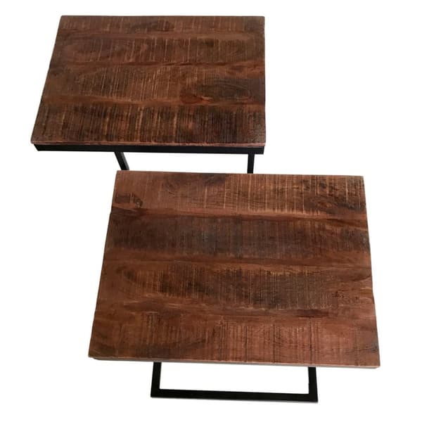 Kaffbord 2 Ställ in B 40 h 51 cm vardagsrum Tabell Set sidobord
