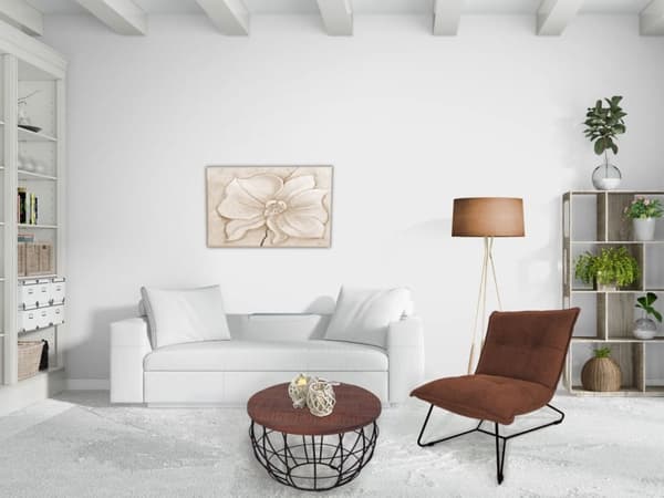Soffbord Ø 55 cm vardagsrum bordet rund sidobord