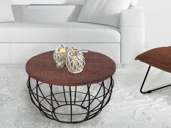 Soffbord Ø 55 cm vardagsrum bordet rund sidobord
