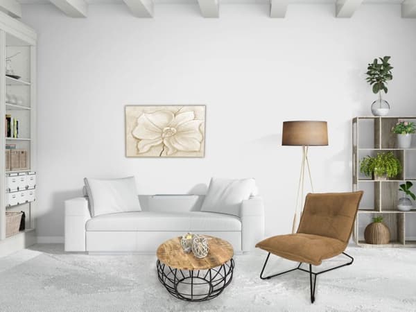 Soffbord Ø 55 cm vardagsrum bordet rund sidobord
