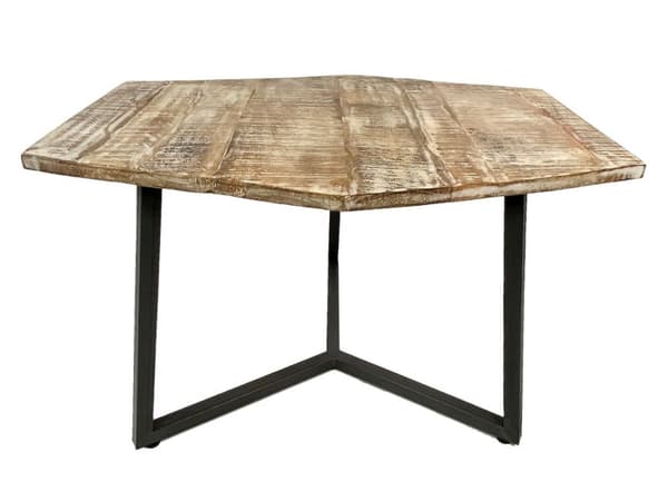 Soffbord – Kaffebord 74 cm hållbart vardagsrum bord lyon metall ram