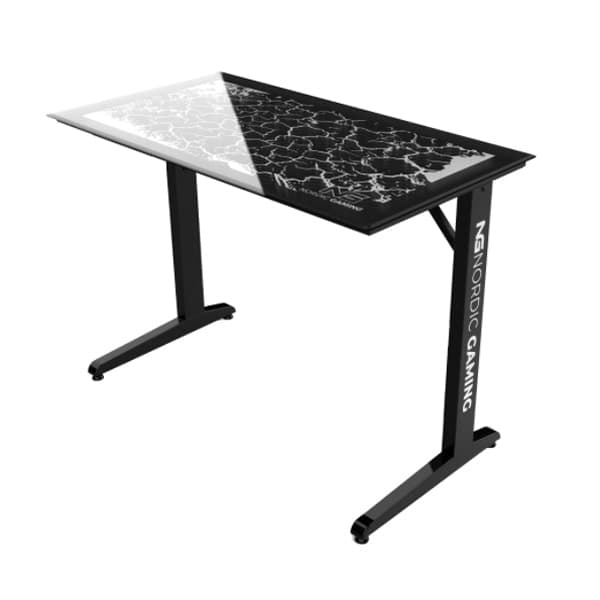Nordic Gaming Flash 1200 RGB Gaming bord. Lys i selve bordpladen.