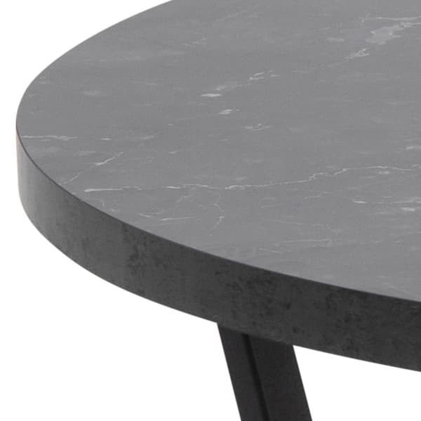 Amst sofabord marmor print svart.