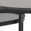 Miniatyrbilde 5 av 7: Spiro sofabord sett med 2 stk., marmor print.