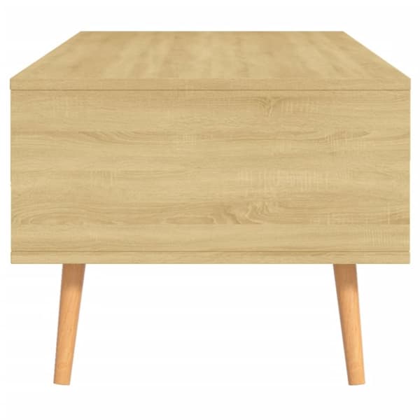 vidaXL Salongbord sonoma eik 100x49,5x43 cm sponplate