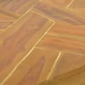 Miniatyrbilde 6 av 7: vidaXL Salongbord heltre teak erosjon-design 110x35x38 cm