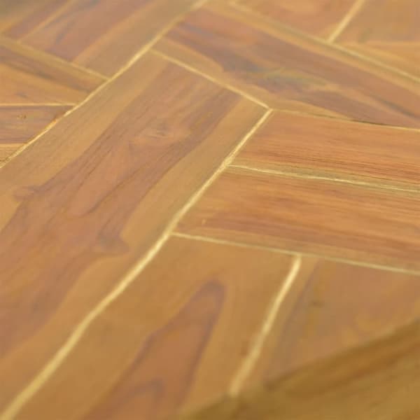 vidaXL sofabord 110x35x38 cm teaktræ eroderet finish